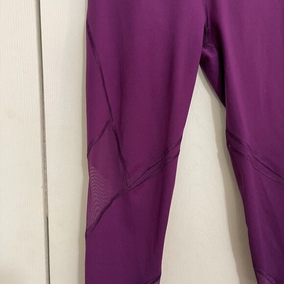 Victoria's Secret Sport Women's Maroon Mesh Inset Knockout Tights Size Small - Picture 5 of 9